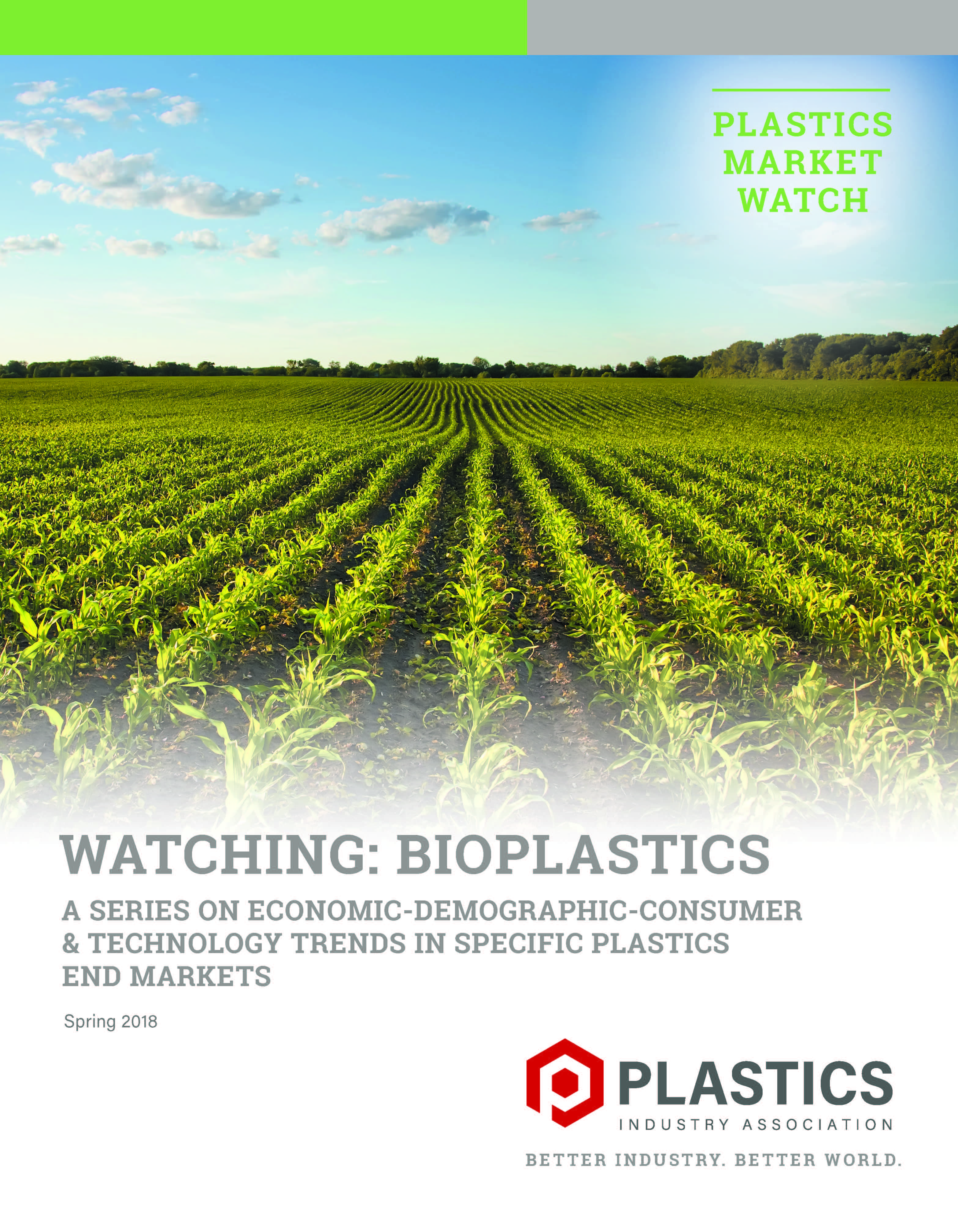 Plastics Market Watch Watching: Bioplastics