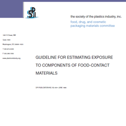 Estimating Exposure to Components of Food Contact Materials